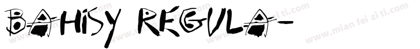 Bahisy Regula字体转换